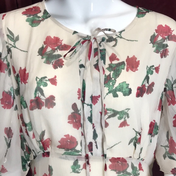 Relished Floral Roses Maxi Dress - Picture 2 of 3